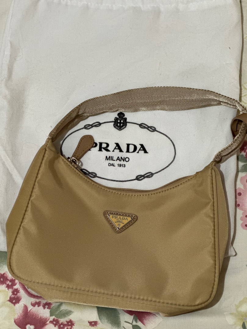 Prada Nylon Bag Beige