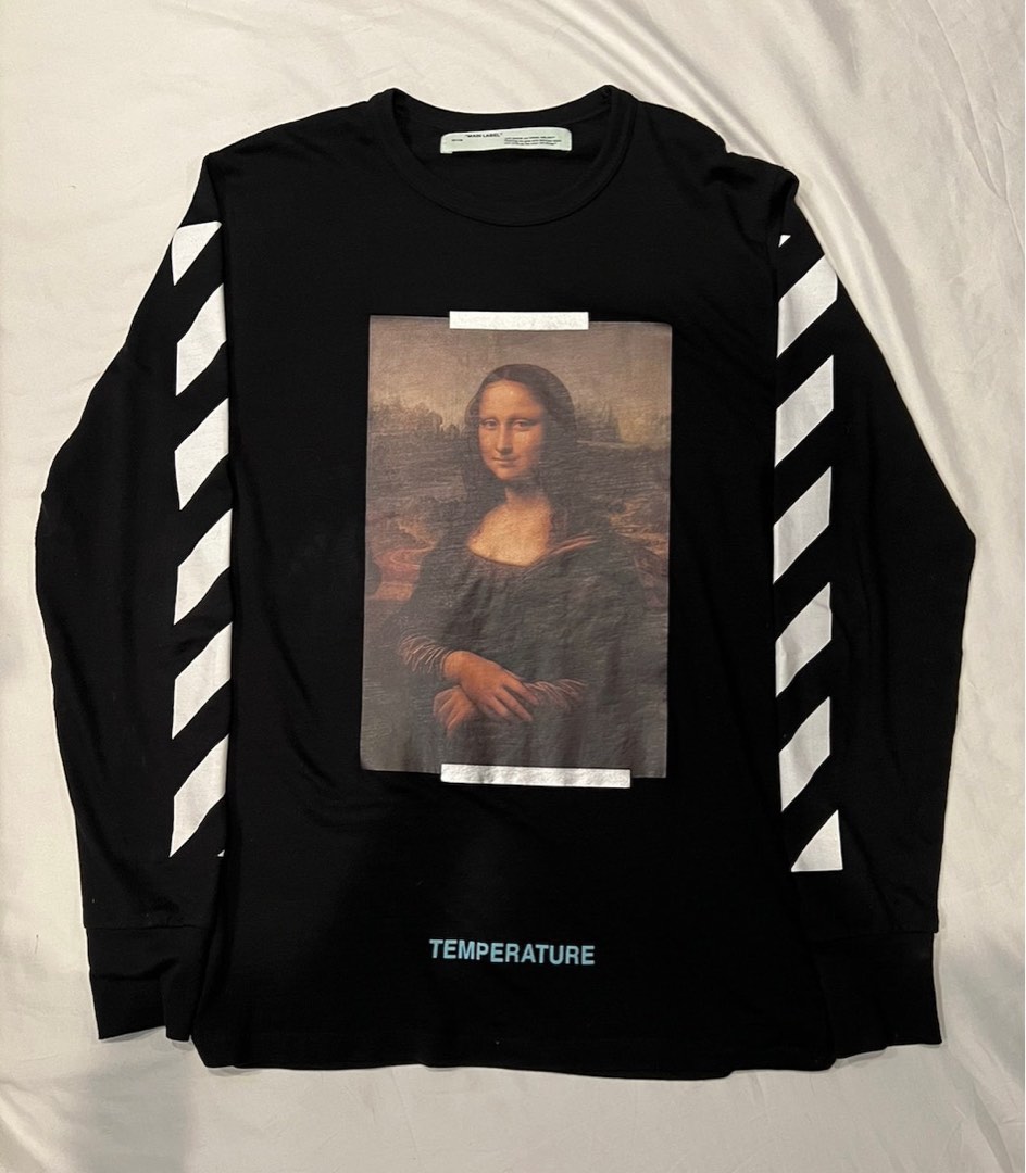 Off white mona lisa long sleeve tee top