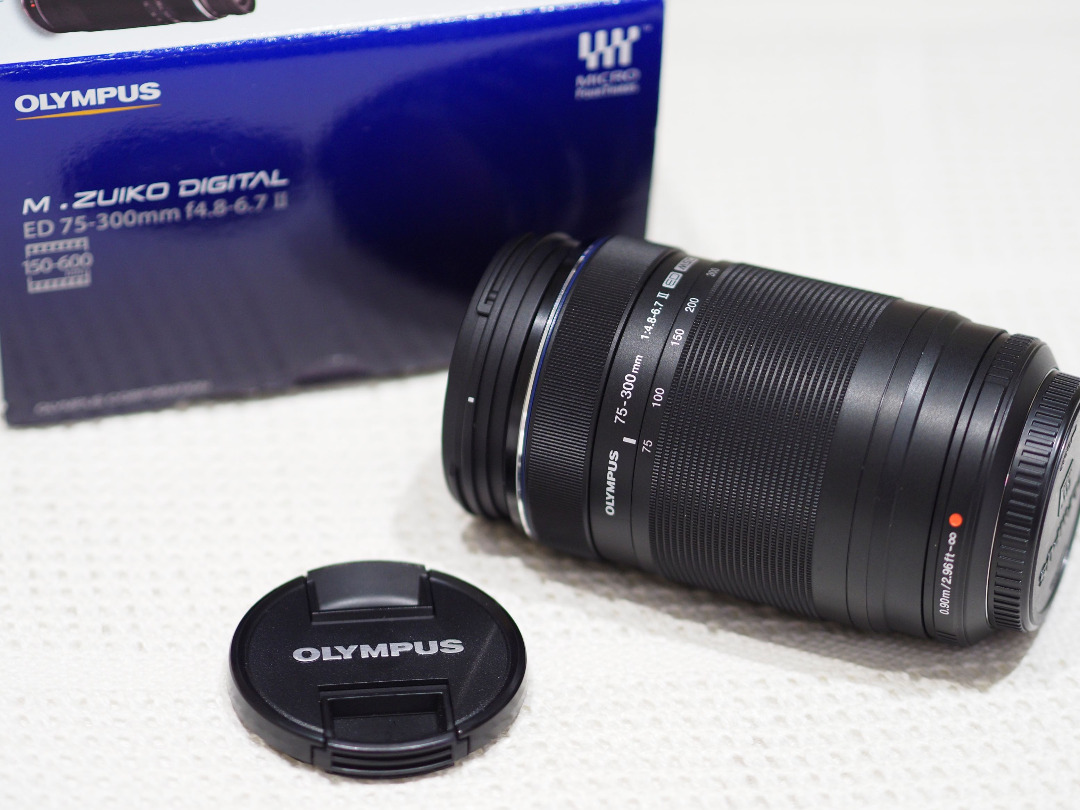 Olympus 75-300mm f4.8-f6.7 II 二代(水貨9成新), 相機攝影, 鏡頭及