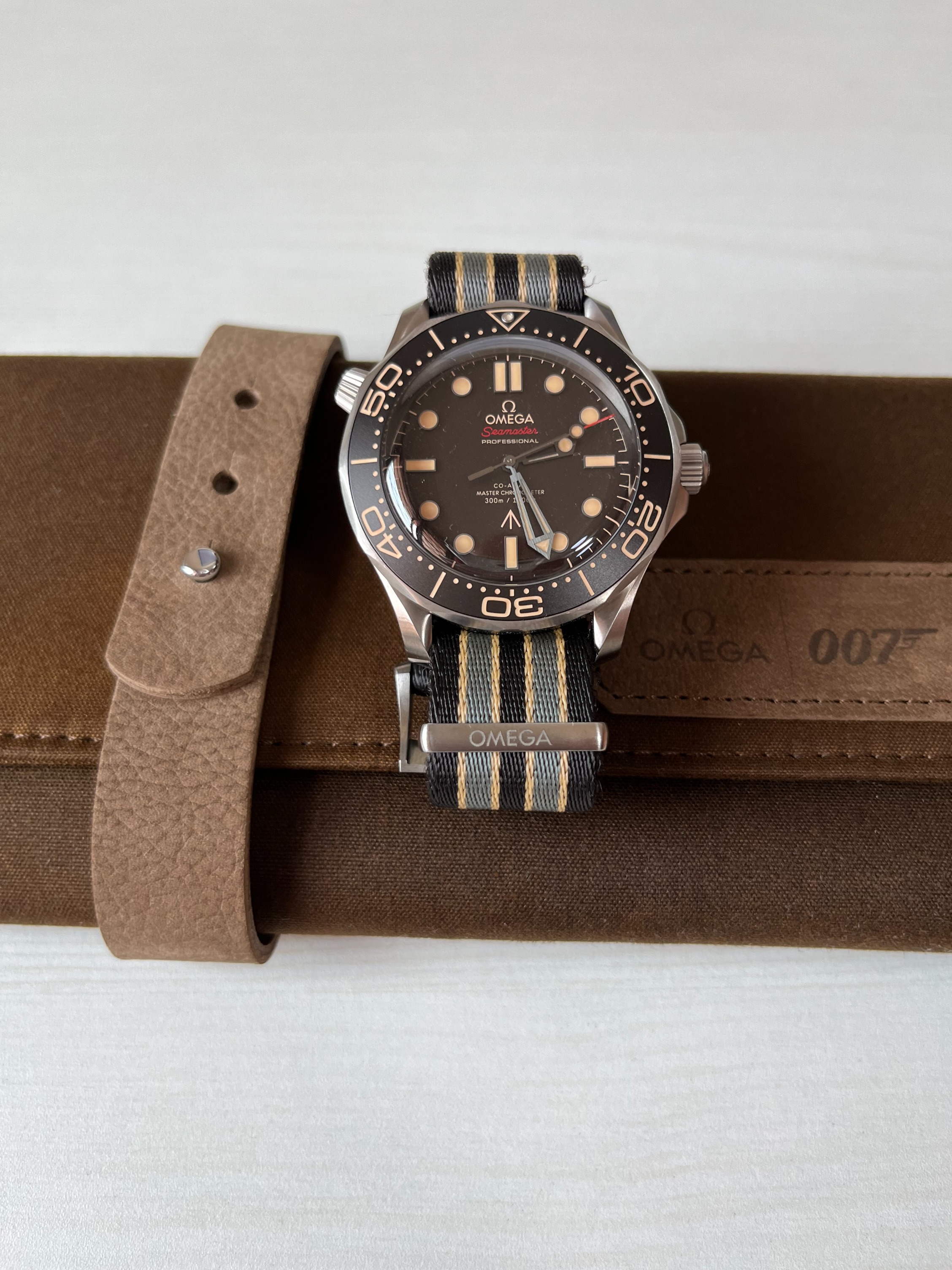 Omega seamaster diver 300m nato hotsell strap