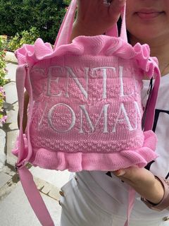 Gentlewoman Ruffle Knit Micro Tote Bag 
