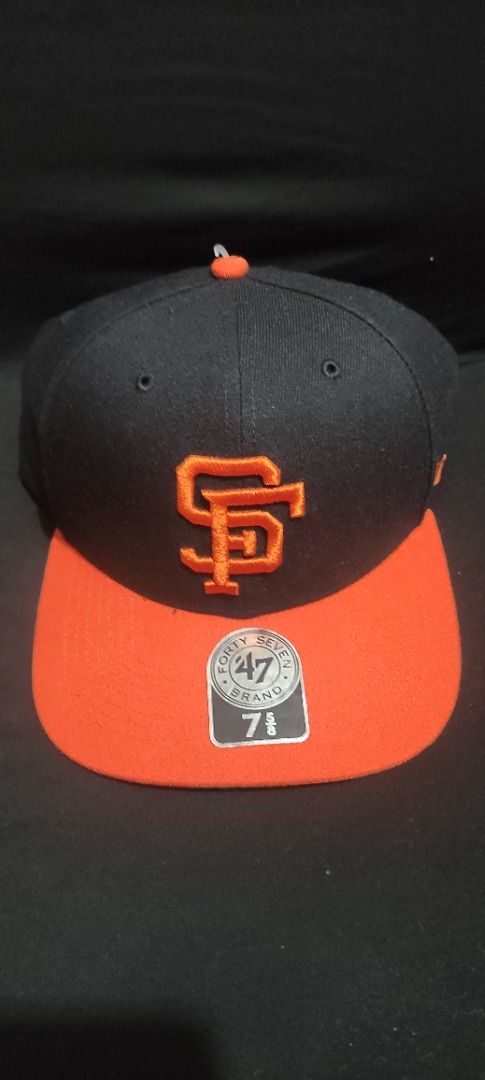 San Francisco SF Giants SHAKEDOWN Black Fitted Hat by 47 Brand