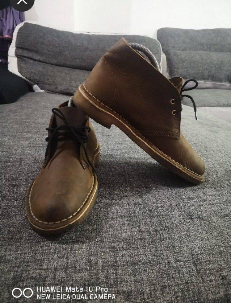 Clarks bushacre store dark brown