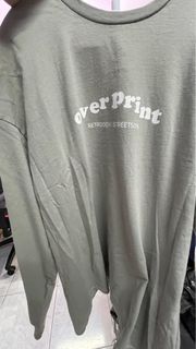 overprint 長袖