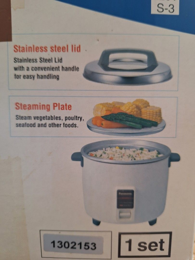 Panasonic Rice cooker [10cups], TV & Home Appliances, Kitchen