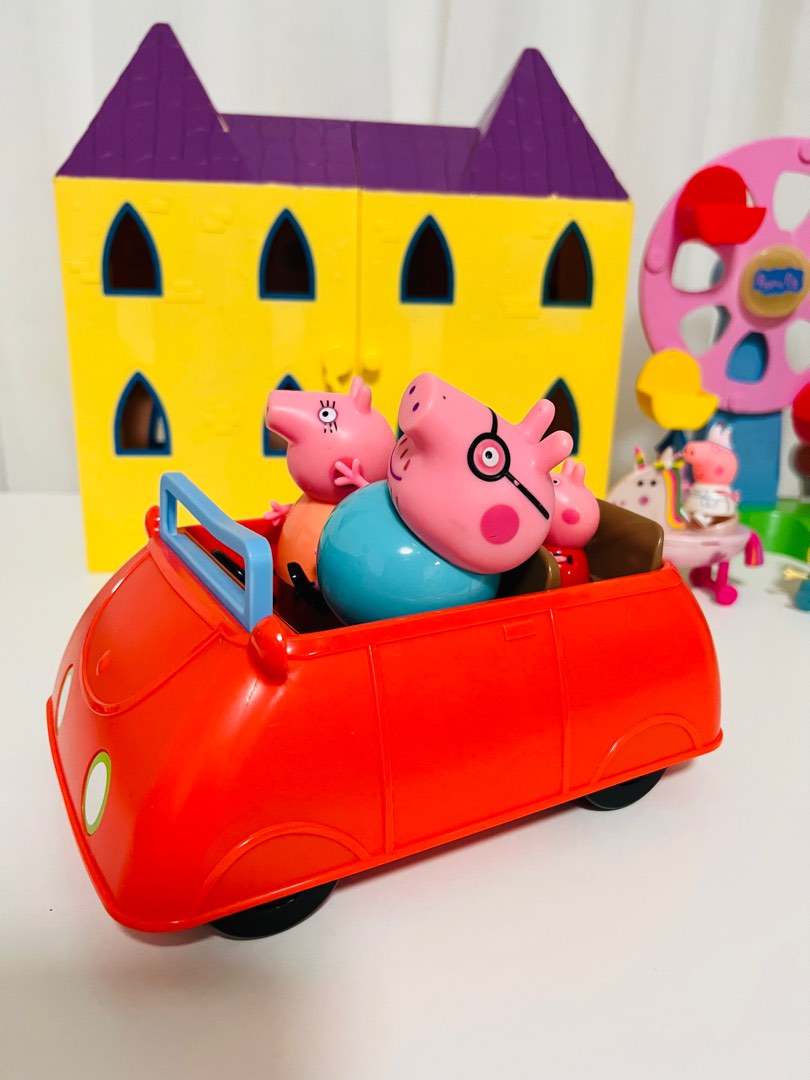 Peppa Pig Figures Peppa Pig car with sounds and music, Hobbies & Toys