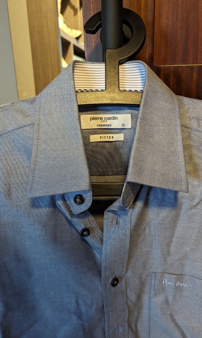 Pierre cardin short sleeve dress shirts sale