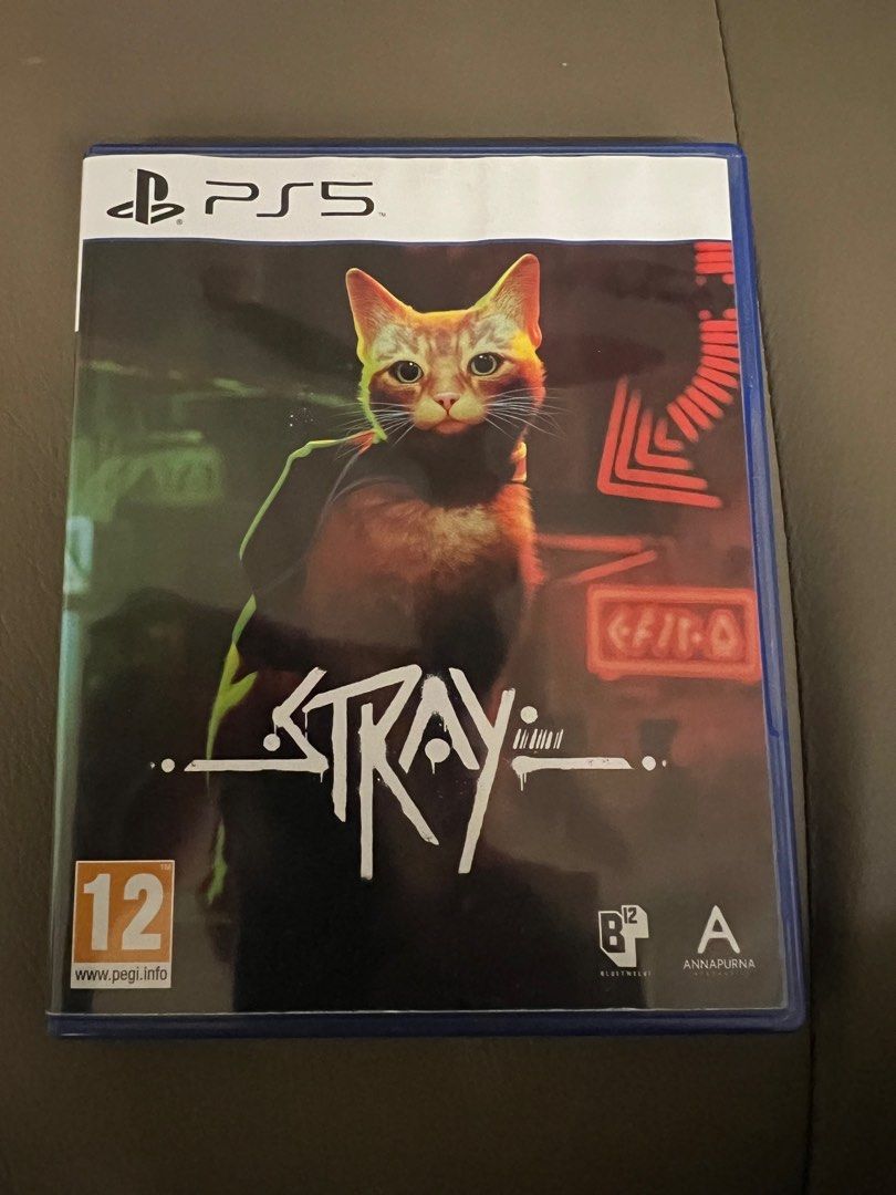 PlayStation 5 PS5 Stray Cat game Video Gaming Video Games