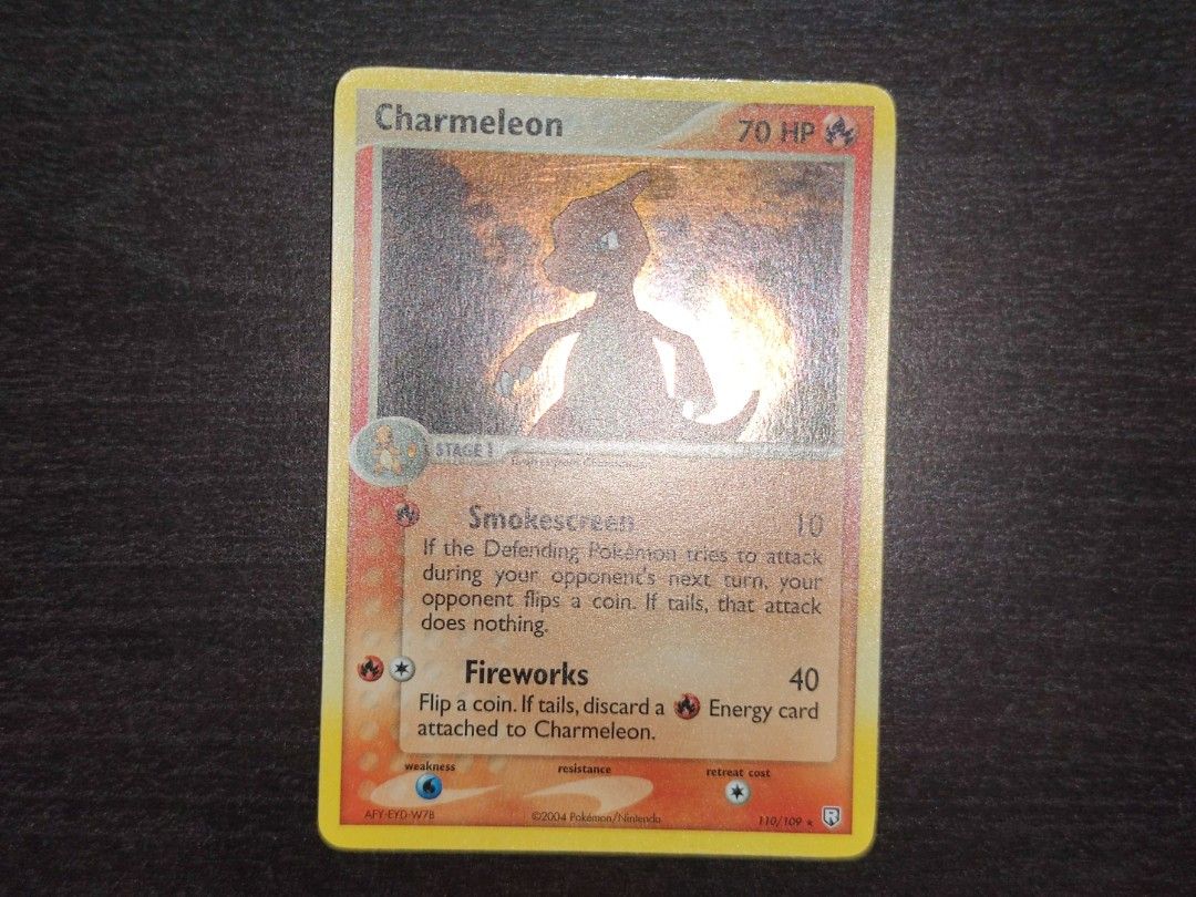 Pokemon Charmeleon 110/109 EX Team Rocket Returns Secret Rare, Hobbies &  Toys, Toys & Games on Carousell