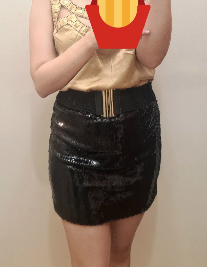 Sequin skirt primark discount