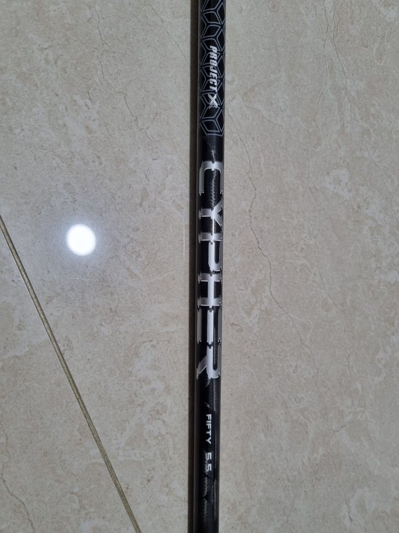 Project X Cypher Driver Shaft, Sports Equipment, Sports & Games, Golf