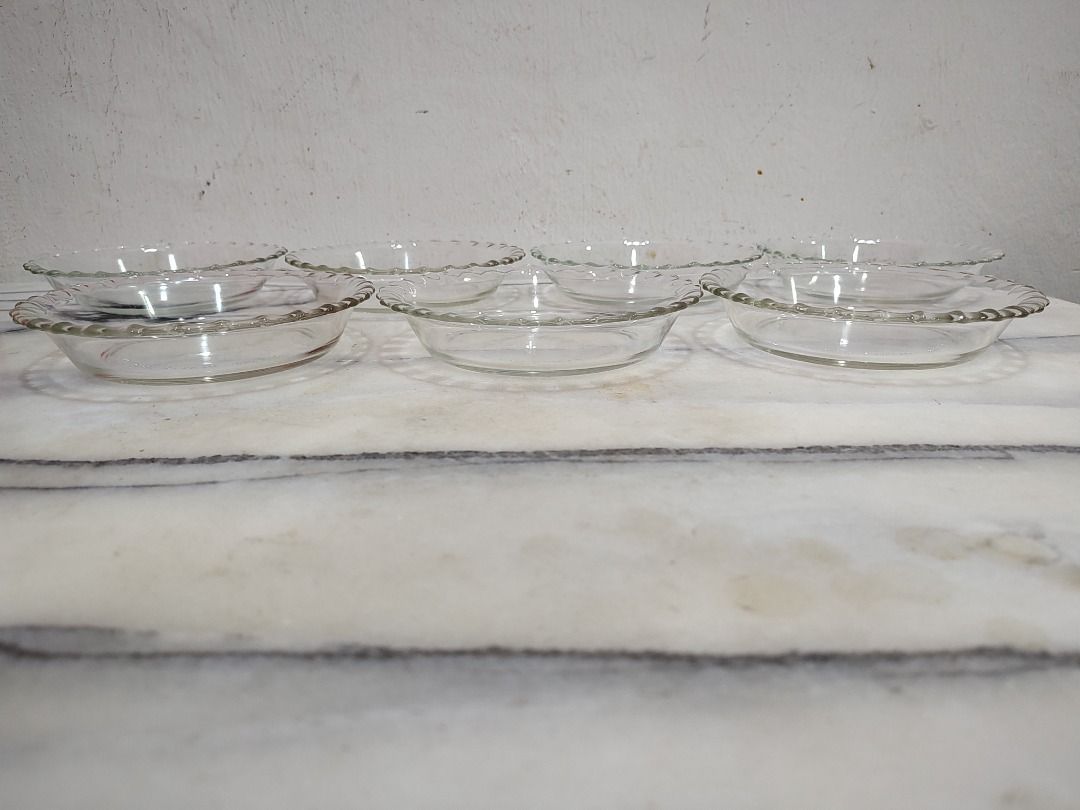 Pyrex made in USA Japan mangkuk kaca clear glass bowl vintage antik