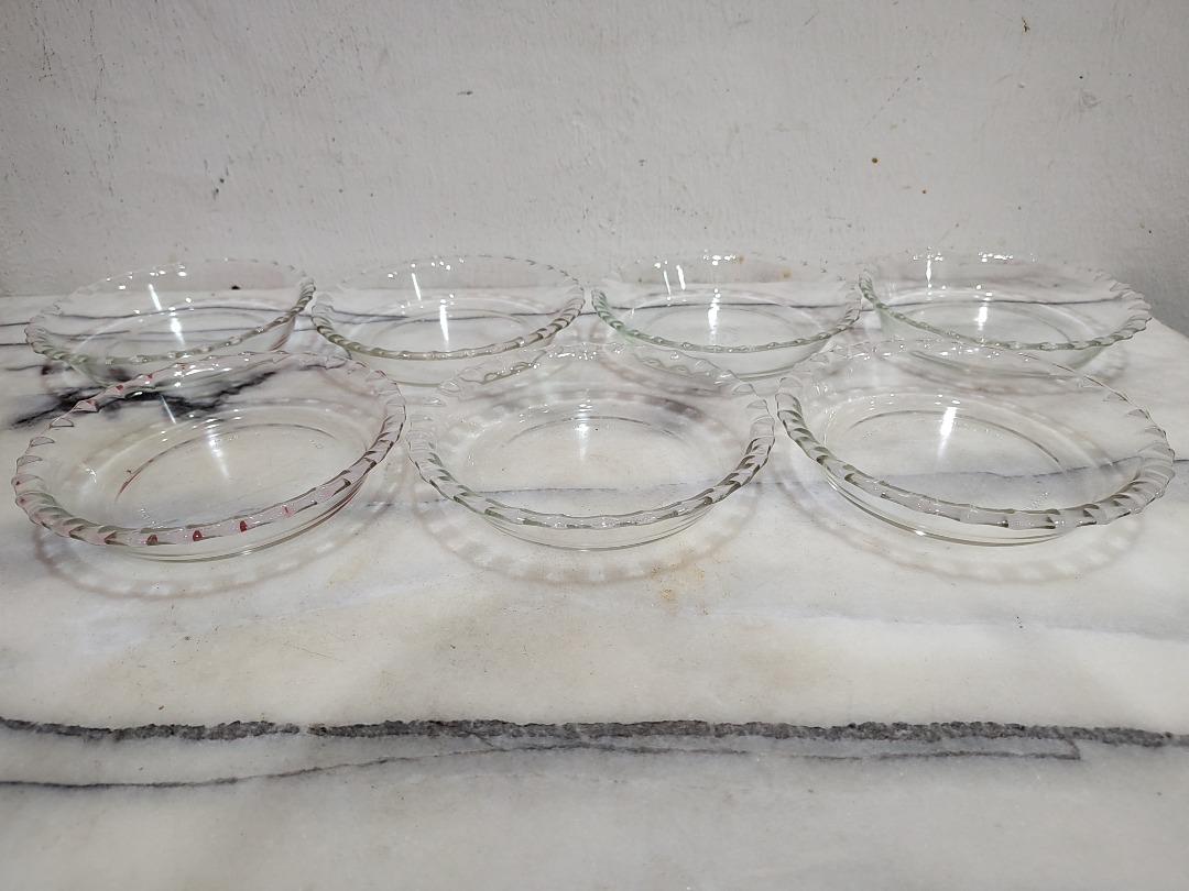 Pyrex made in USA Japan mangkuk kaca clear glass bowl vintage antik ...