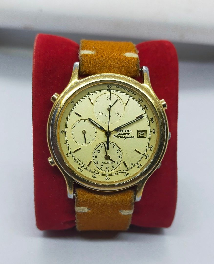 【値上がり】[SEIKO]クオーツクロノグラフ腕時計[7T32-7088] 未使用品！ その他