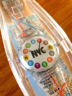 RARE Vintage KJK New York Subway Watch - Brand New Unopened NOS