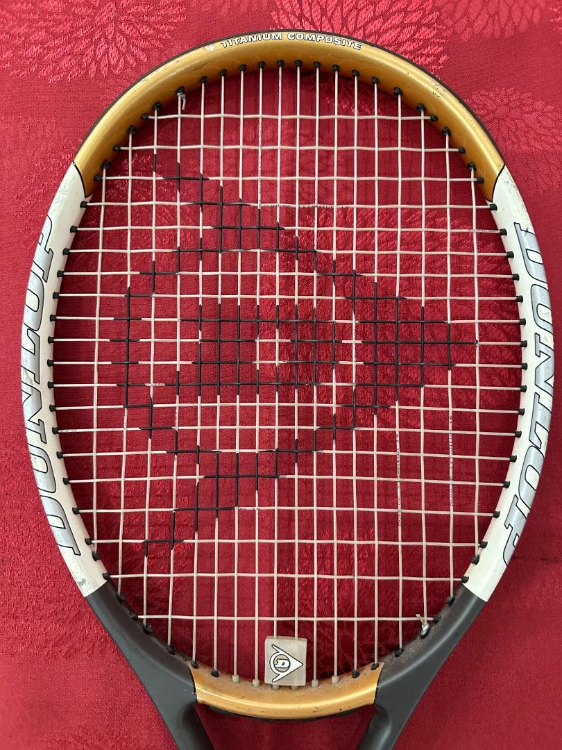 Rare Vintage Tennis Racket Dunlop Sport Vibrotech, Sports Equipment