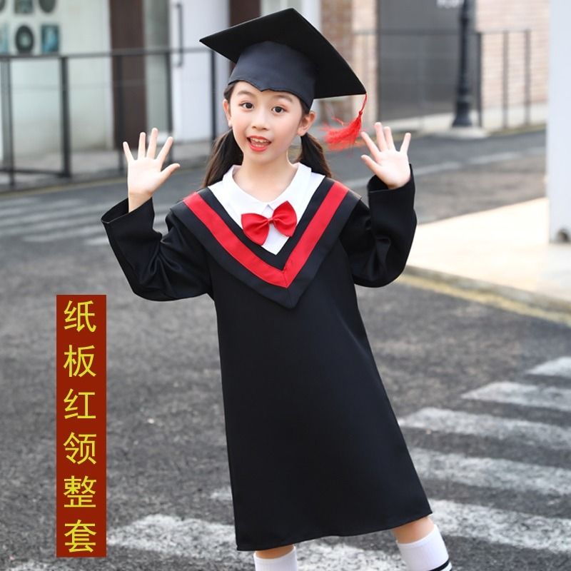 READY STOCK Kids Child Girl Boy Unisex Graduation Robe Role