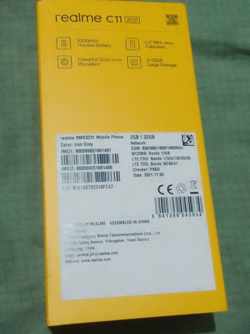 Realme C11 (Category: Realme) located in Las Pinas. Submitted by geraldbautista3674 (Listing ID 1258337232, Image 3). Description: Very good condition. If interested text or call at 09612417391 .
