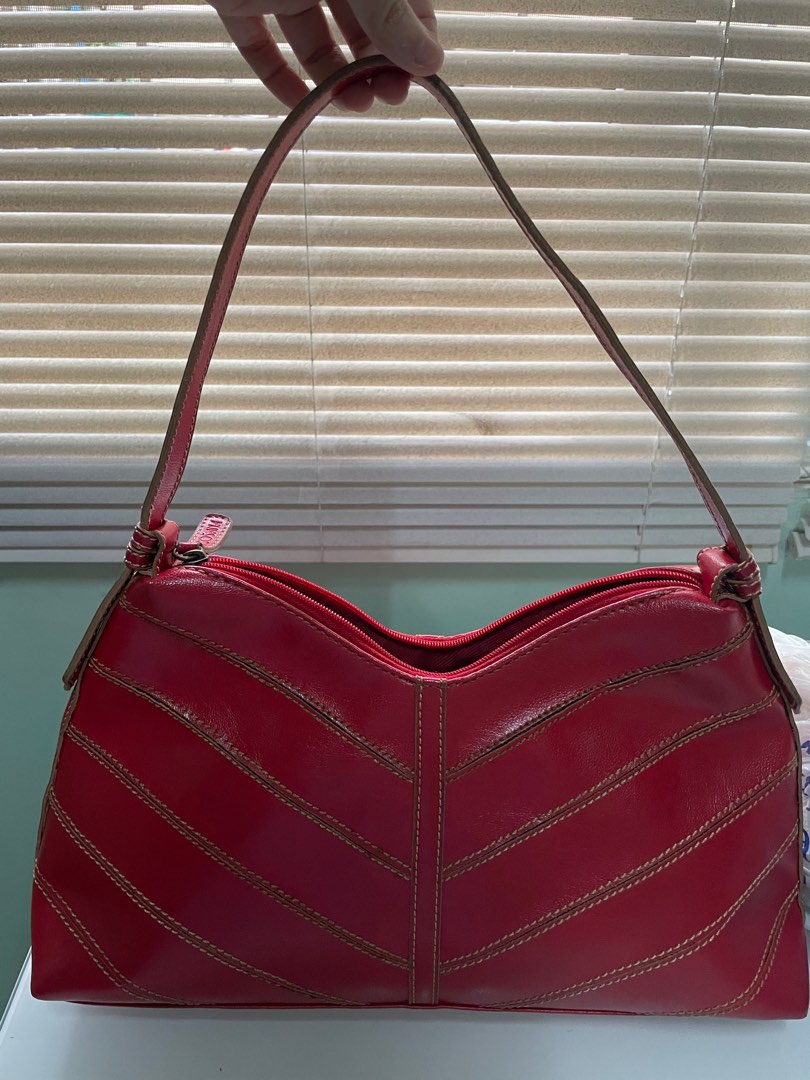 Red Shoulder Bag (Secosana), Women's Fashion, Bags & Wallets, Shoulder ...