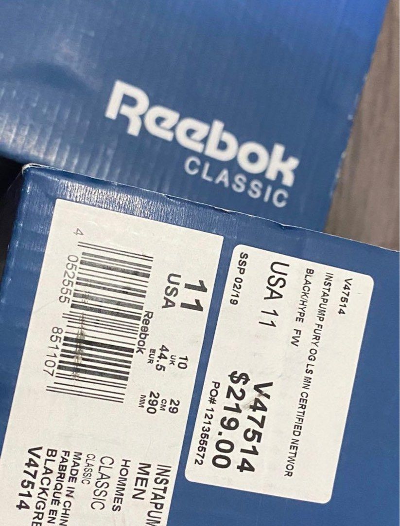 Reebok Instapump Fury OG Citron
