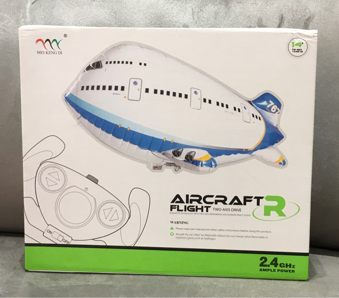 Remote control inflatable blimp, Hobbies & Toys, Toys & Games on Carousell