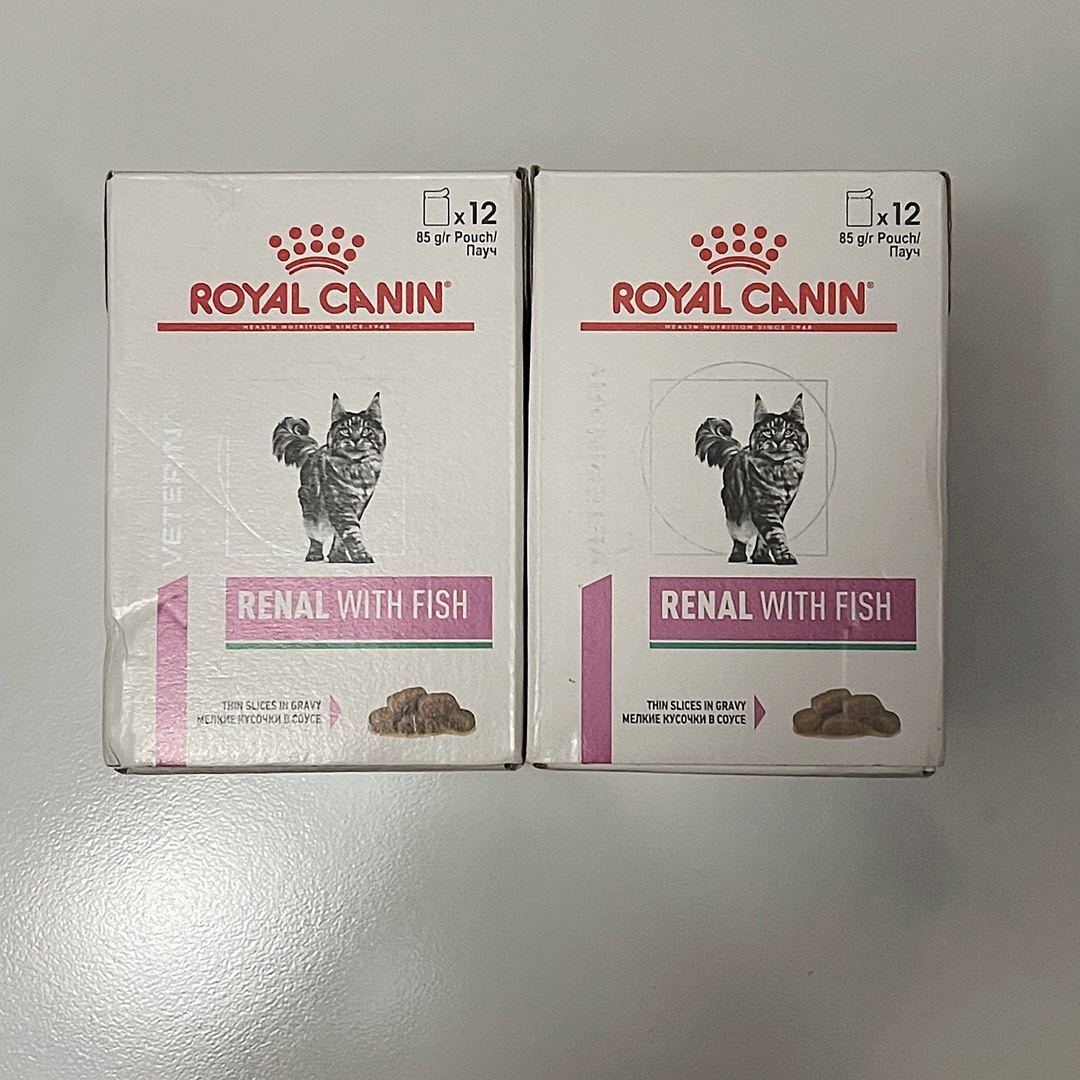 Renal Royal Canin Pouch Fish (12 x 85g) 1 Box for 40, Pet Supplies