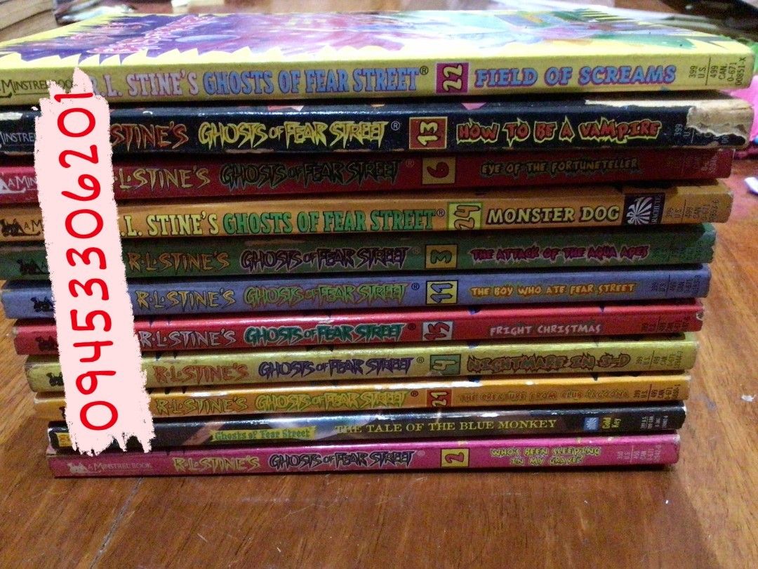 RUSH SALS RL Stine Goosebumps Ghost of Fear Street Hobbies Toys