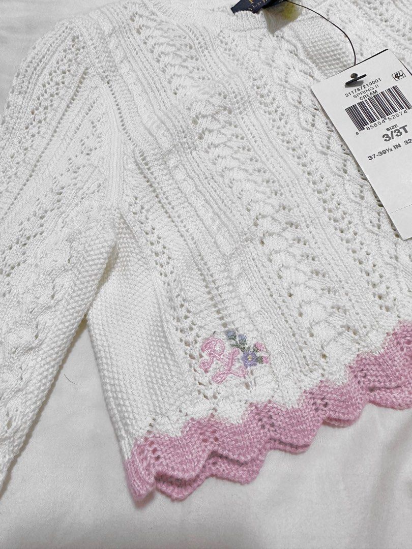 SALE Ralph lauren authentic knitted cropped cardigan 3T