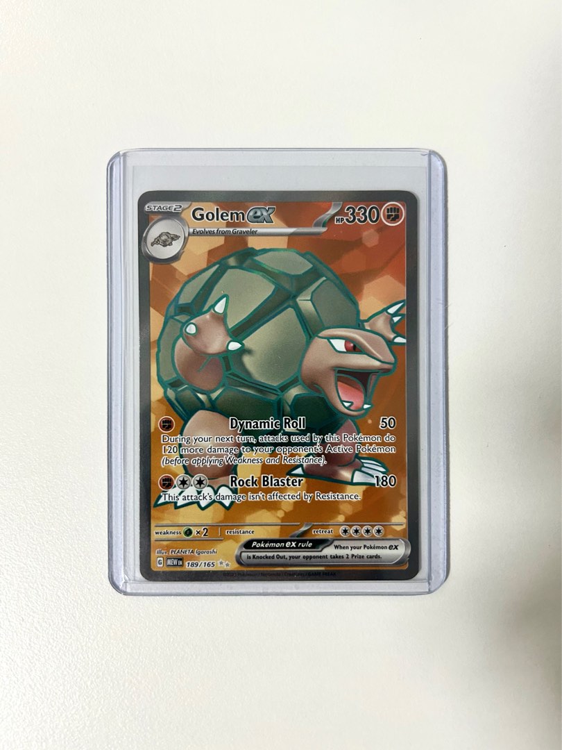 Golem Ex Pokemon Card Pokemon Golem Ex Half Art Card | 076/165 | Scarlet &  Violet: 151 Set | Holo Rare Pokemon 151 Full Art