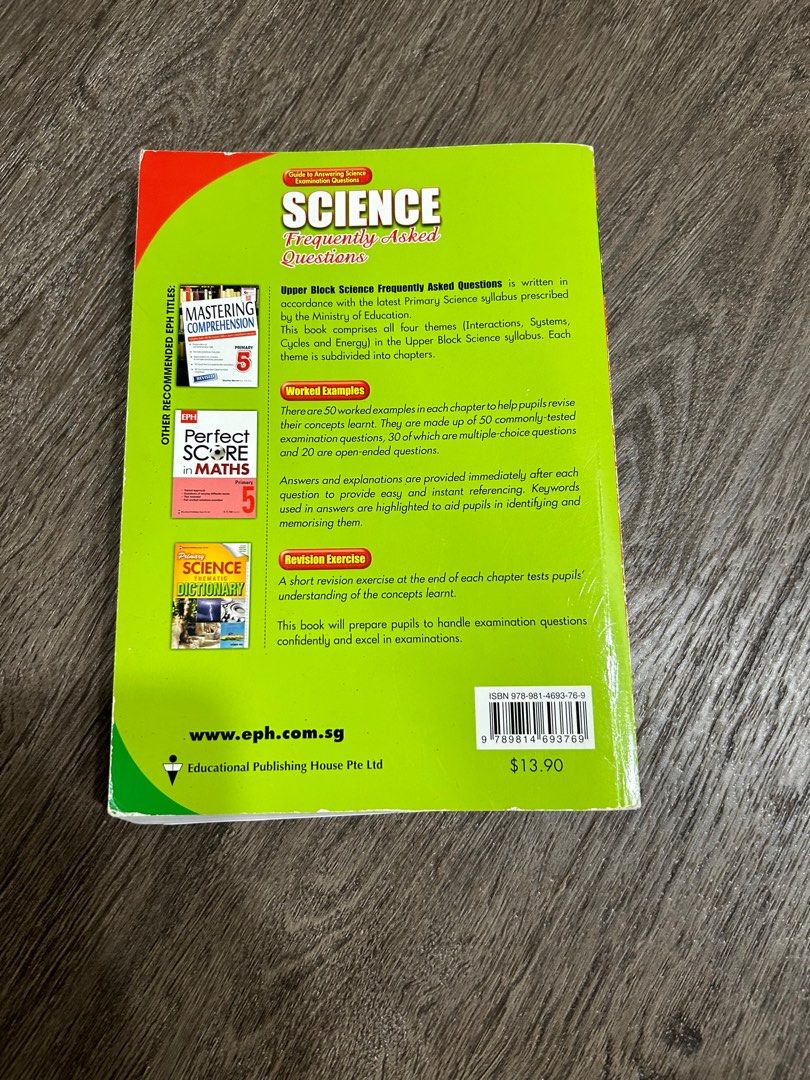 Science Frequently Asked Questions- Upper Block, Hobbies & Toys, Books ...