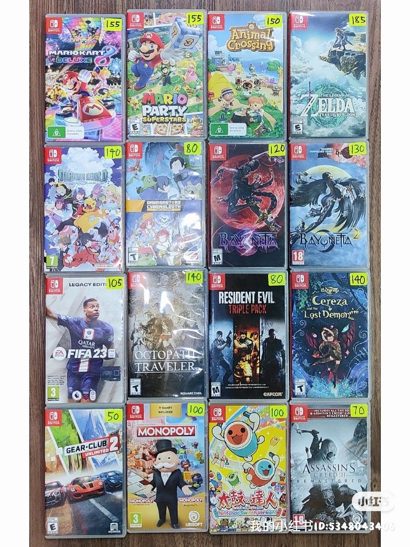 Can you buy second hand switch games cheap