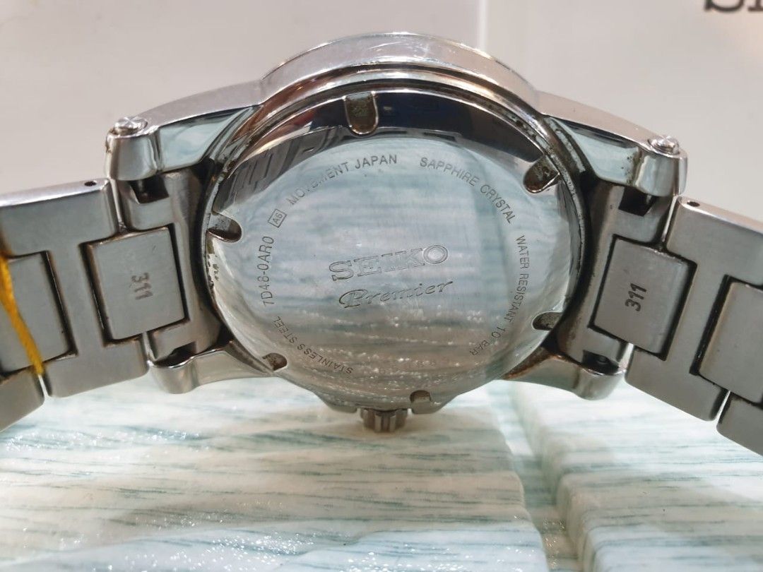 Seiko Premier Kinetic Perpetual Watch Mens Men s Fashion Watches