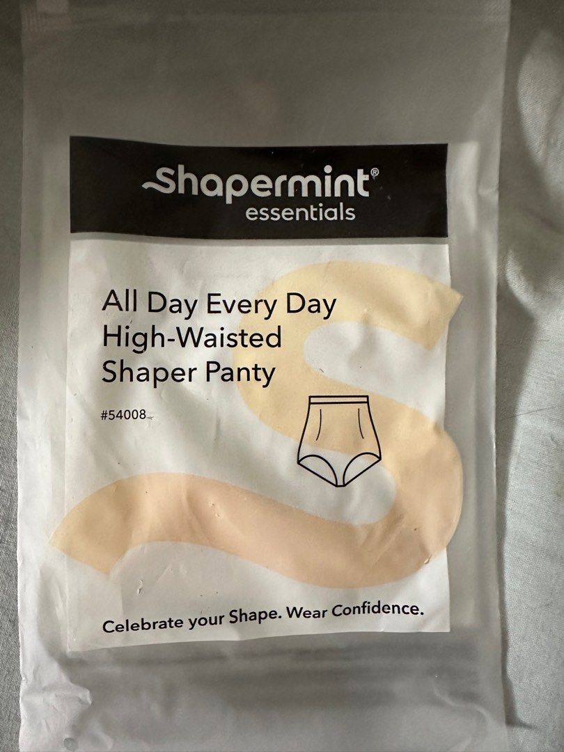 Shapermint Essentials High Waisted Shaper Panty Size XL/2XL Beige 54008