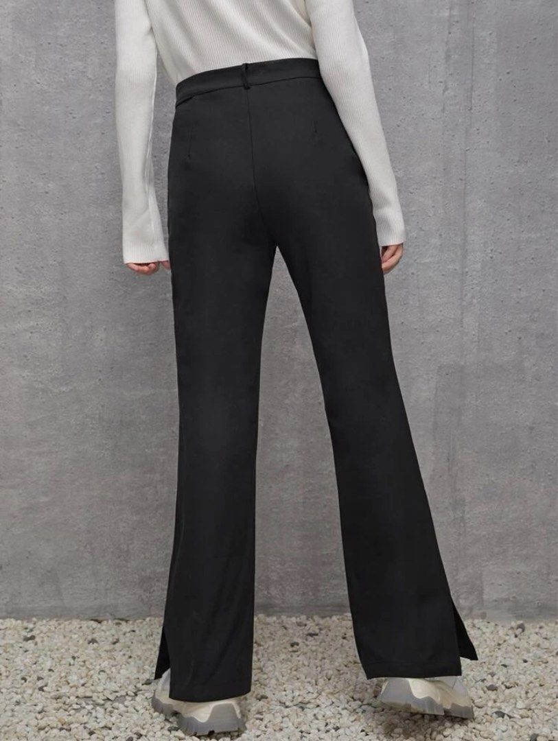 Slit hem pants - Women