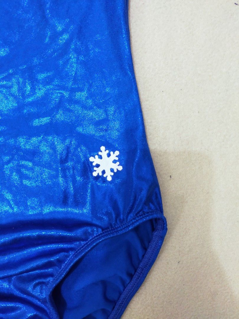 SNOWFLAKES GYMNASTIC LEOTARD, Women's Fashion, Activewear on Carousell