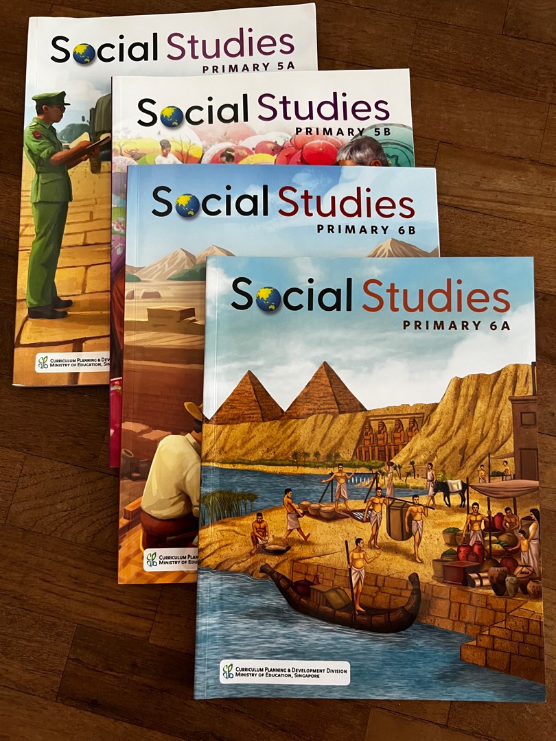 Social studies textbooks P5 and P6, Hobbies & Toys, Books & Magazines