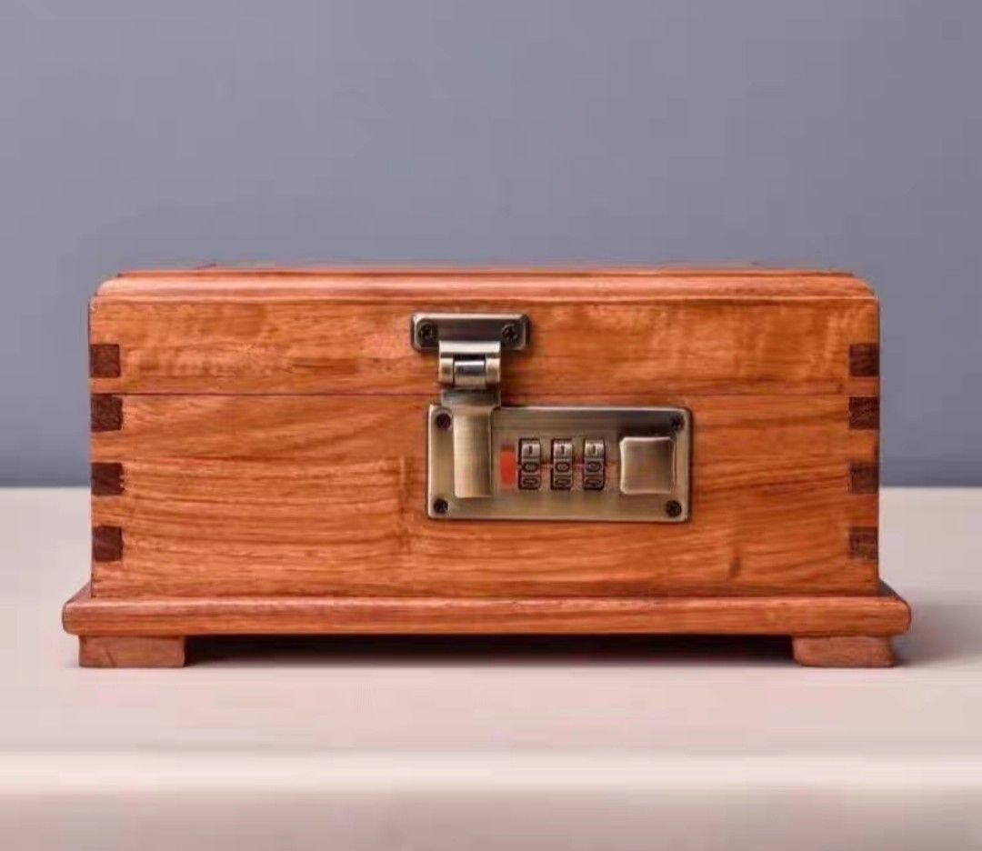 Teak wood sale cash box price
