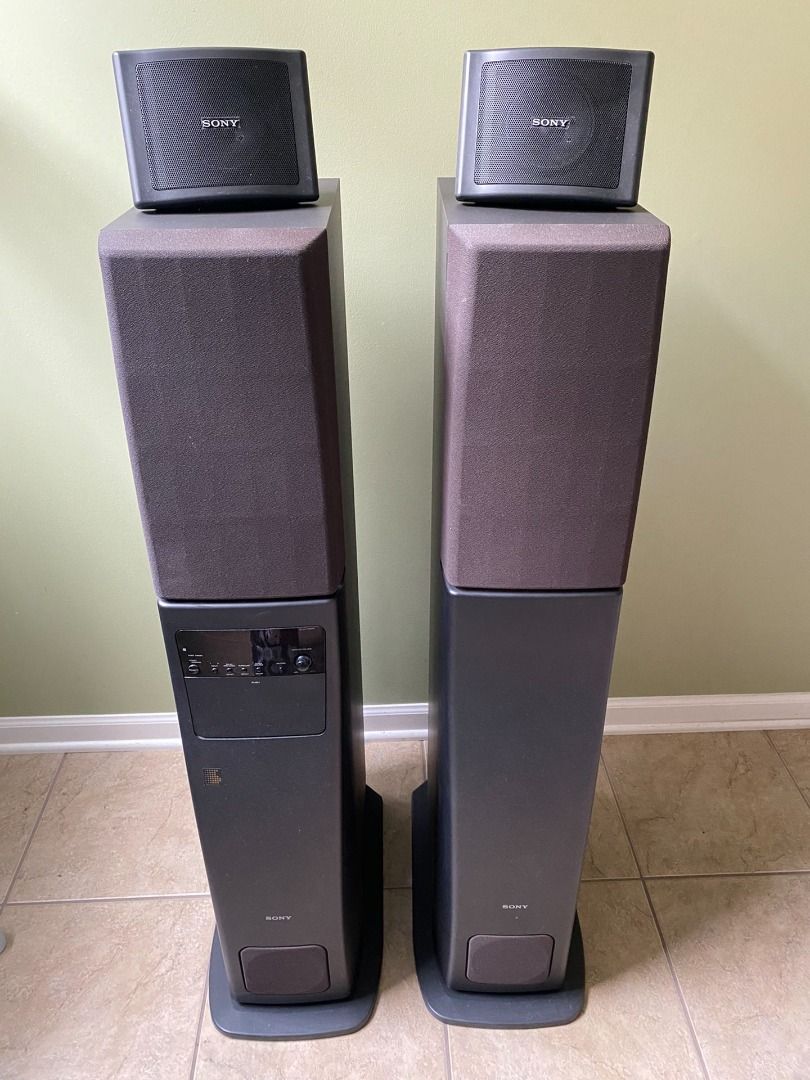 Sony Tower Speakers SAVA3 Sony Home Theater Active Speaker System, Audio, Soundbars, Speakers