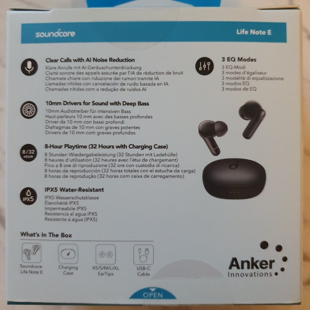 SOUNDCORE LIFENOTE E WIRELESS EARBUDS, Audio, Earphones on Carousell