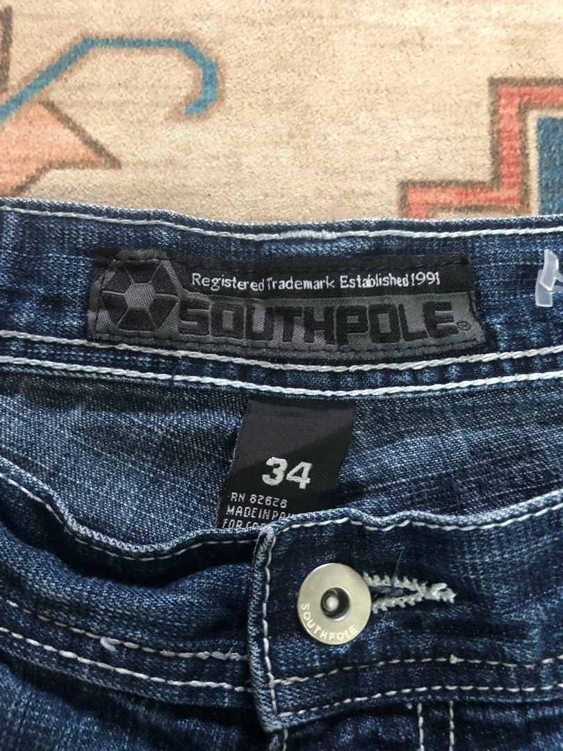Southpole WITH CARGO POCKETS - Relaxed fit jeans - retro midblue  washed/blue - Zalando.de