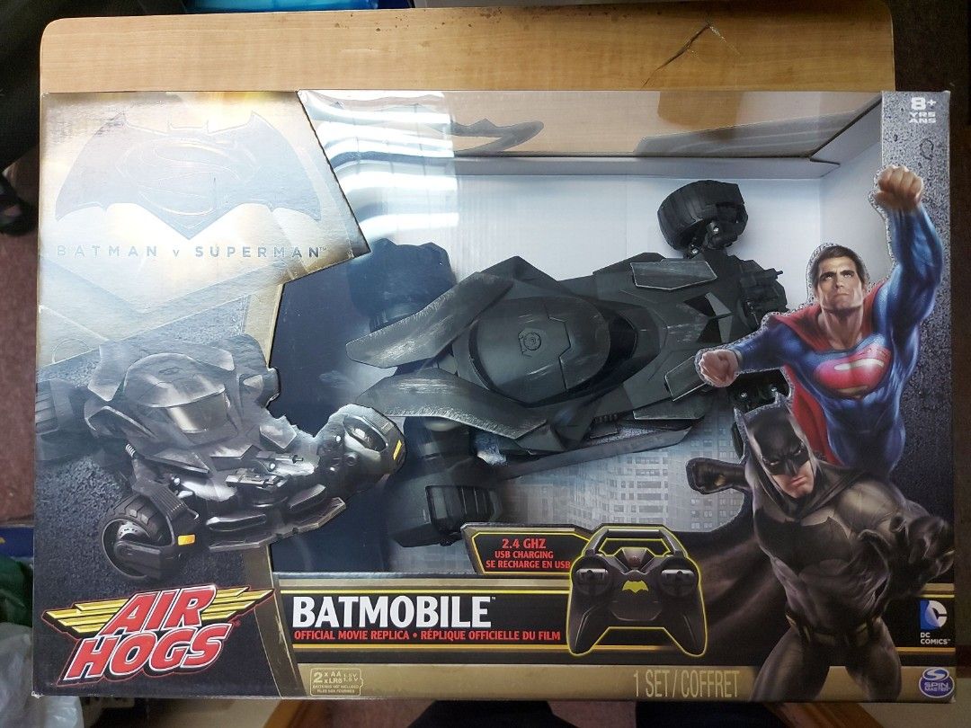 Spin Master Air Hogs Justice League Batman v Superman Batmobile RC Carousell