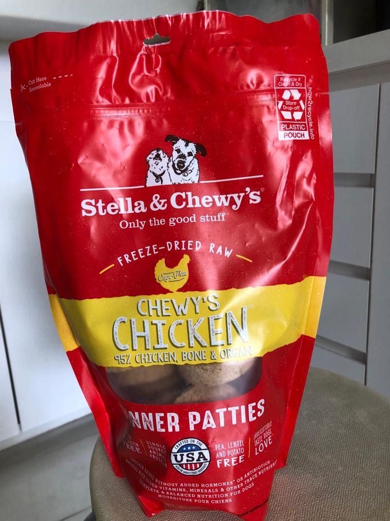 Stella and store chewy chicken patties