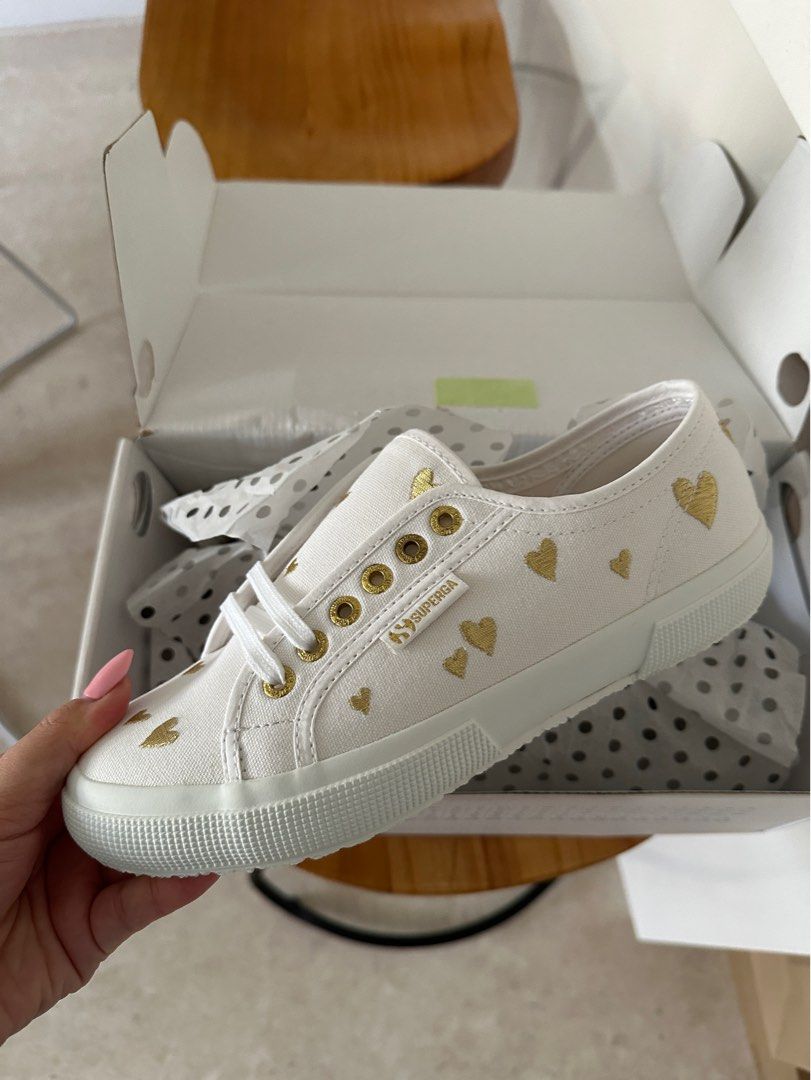 Superga clearance gold 39