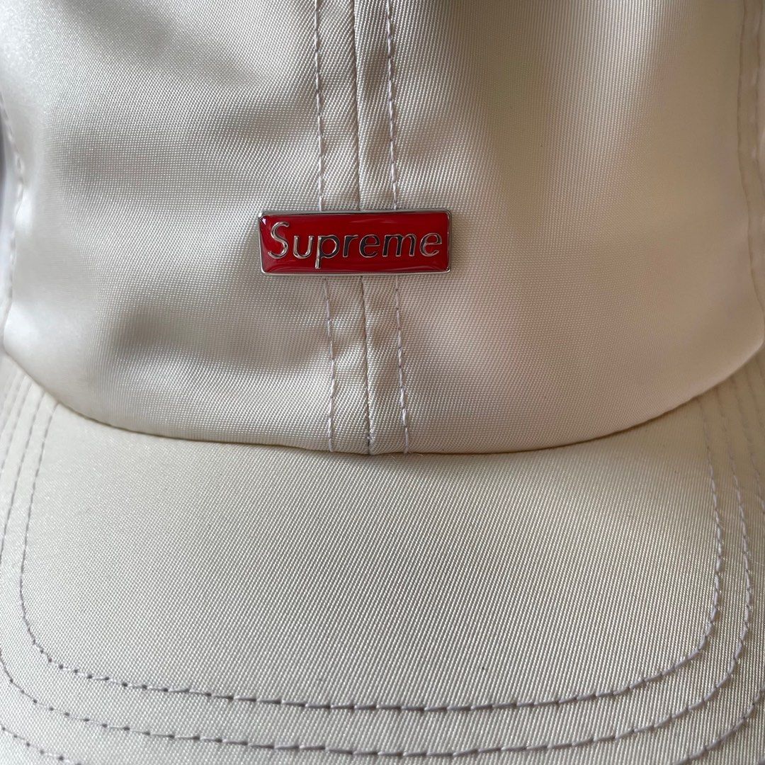 【特価爆買い】23FW Supreme Enamel Logo 6Panel Cap ネイビー 帽子
