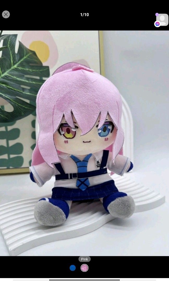 Takanashi hoshino - blue archive plush doll ( FREE SF ), Hobbies & Toys