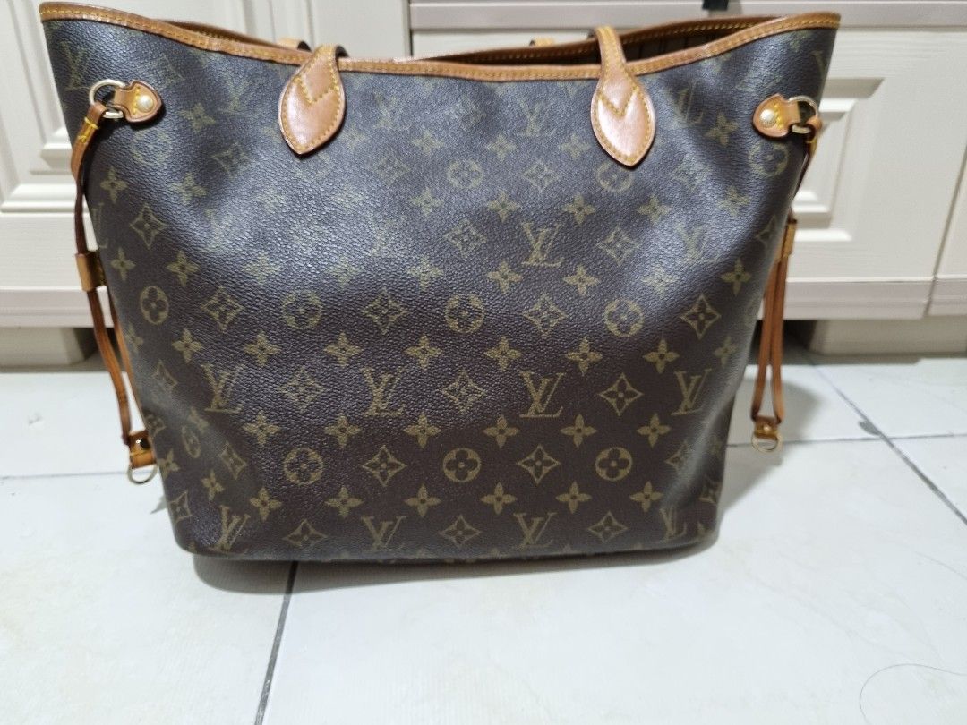 Louis Vuitton Neverfull MM Hand Bag Code TH0077, Fesyen Wanita