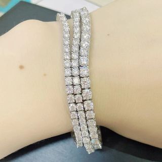Tennis bracelet moissanite diamond