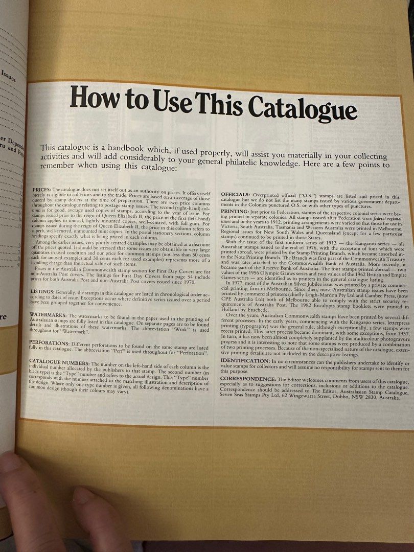 The Australian Stamp Catalogue 23rd Edition in Full Colour, Hobbies