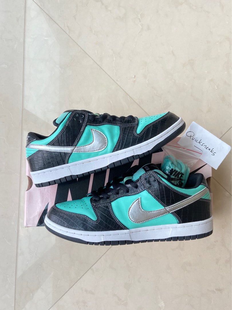 Tiffany SB Dunk Low Diamond Supply Co Men s Fashion Footwear