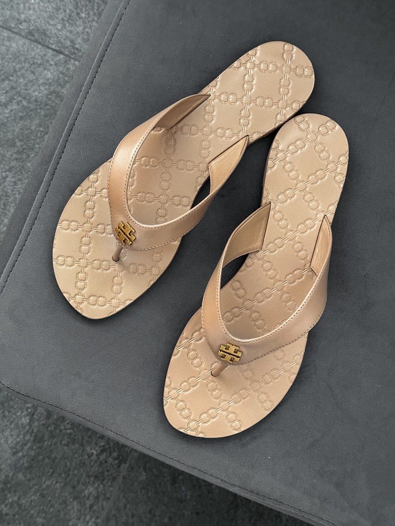 Tory Burch Monroe flip flops Carousell